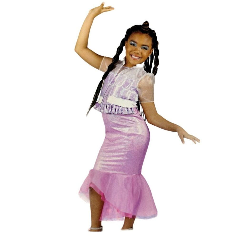 Mermaze Mermaidz Girls M (7/8) KISHIKO Mermaid Dress and Bomber Jacket Costume